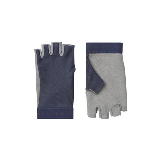 SEALSKINZ brinton, guanti senza dita con palmo traforato, per l'inverno, blu navy, s