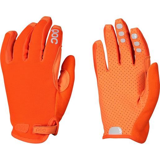 Poc resistance adj long gloves arancione xs uomo