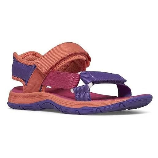 Merrell kahuna web, sandalo sportivo, purple/berry/coral, 43 eu