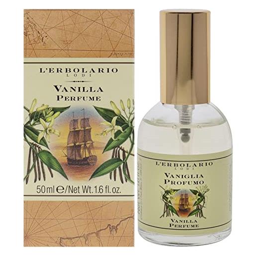 L'Erbolario lerbolario perfume vanilla, 50 ml, confezione da 1, 1