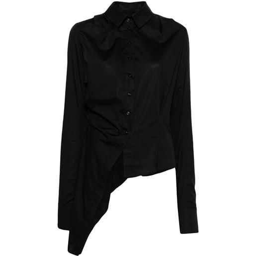 Marc Le Bihan camicia asimmetrica - nero