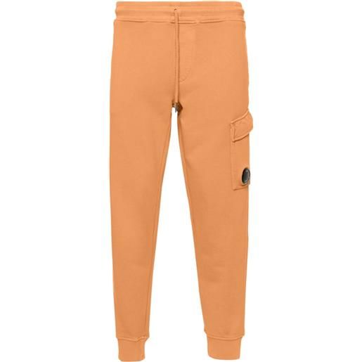 C.P. Company pantaloni sportivi con applicazione - arancione