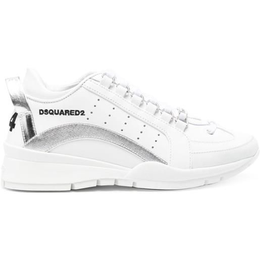 Dsquared2 sneakers con ricamo - bianco