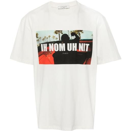 Ih Nom Uh Nit t-shirt con stampa fotografica - toni neutri