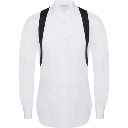 Alexander McQueen camicia harness - bianco