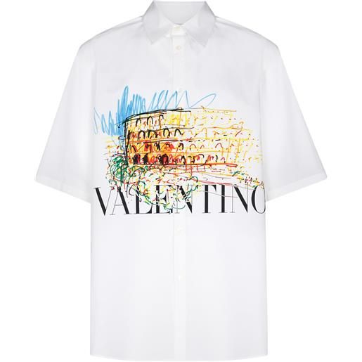 Valentino Garavani camicia con stampa - bianco