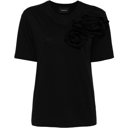 Simone Rocha t-shirt girocollo - nero