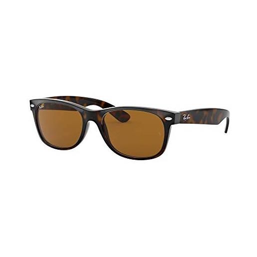 Ray-Ban new wayfarer, occhiali da sole, unisex , marrone (marrone (710)), 55 mm