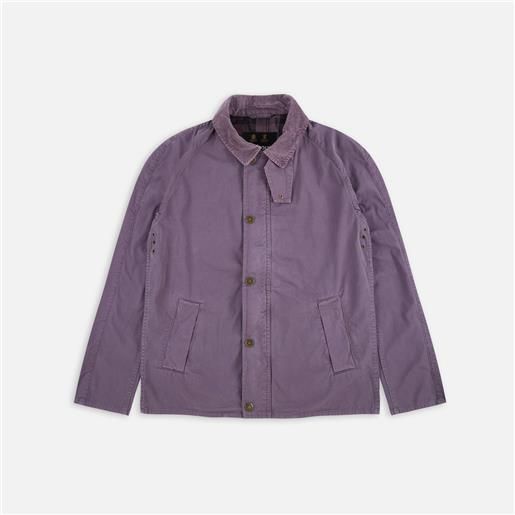 Barbour tracker casual jacket purple slate uomo