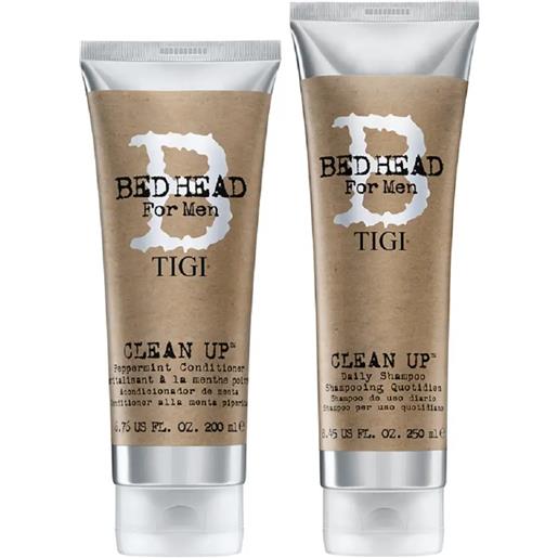 TIGI kit bed head clean up shampoo 250ml + balsamo 200ml