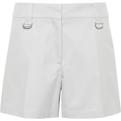 Off-White shorts a vita alta - grigio