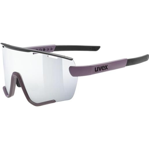 Uvex sportstyle 236 s set mirror sunglasses viola mirror silver/cat3 + clear/cat0