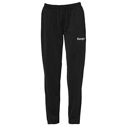 Kempa teamsport core 2.0 - pantaloni da donna in poliestere, donna, abbigliamento teamsport, 200510301, nero/grigio scuro melange, l