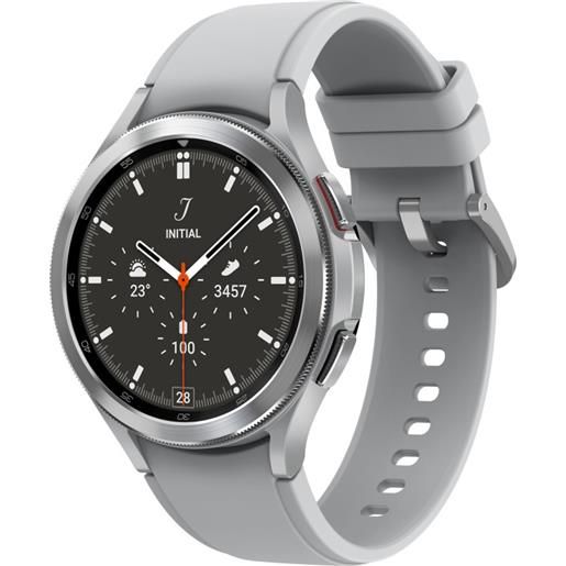 Samsung galaxy watch4 classic 3.56 cm (1.4") oled 46 mm digitale 450 x pixel touch screen 4g argento wi-fi gps (satellitare)