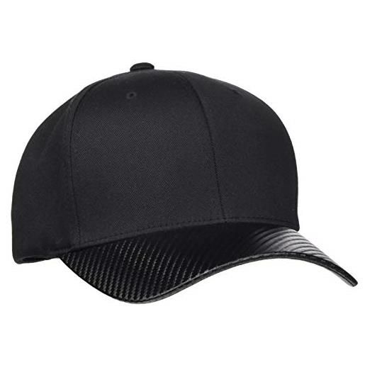 Flexfit baseball cap, black/carbon, s/m