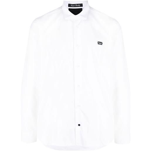 Philipp Plein camicia con maniche lunghe - bianco