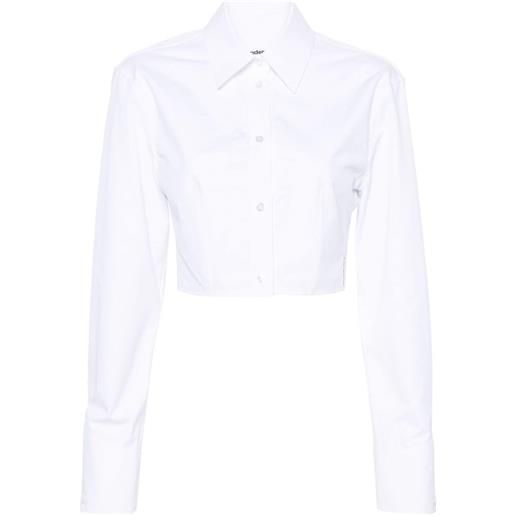 Alexander Wang camicia crop - bianco