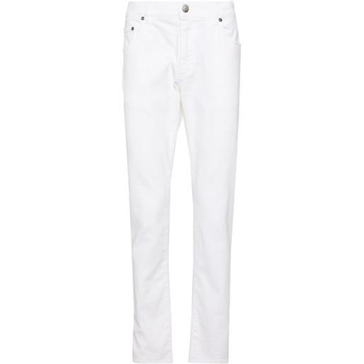 ETRO jeans slim a vita media - bianco
