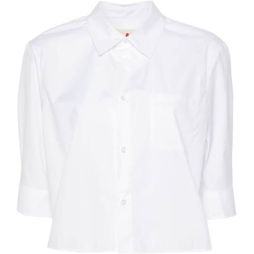 Marni camicia con ricamo - bianco