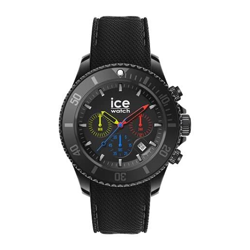 Ice-watch - ice chrono trilogy - orologio nero da uomocon cinturino in silicone - chrono - 019842 (large)
