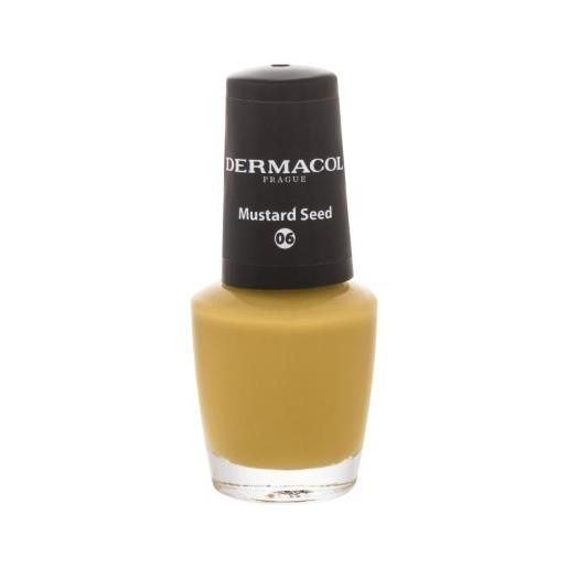 Dermacol nail polish mini autumn limited edition smalto per le unghie 5 ml tonalità 06 mustard seed