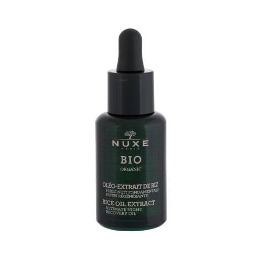 NUXE bio organic rice oil extract night olio nutriente e rigenerante per la pelle 30 ml per donna