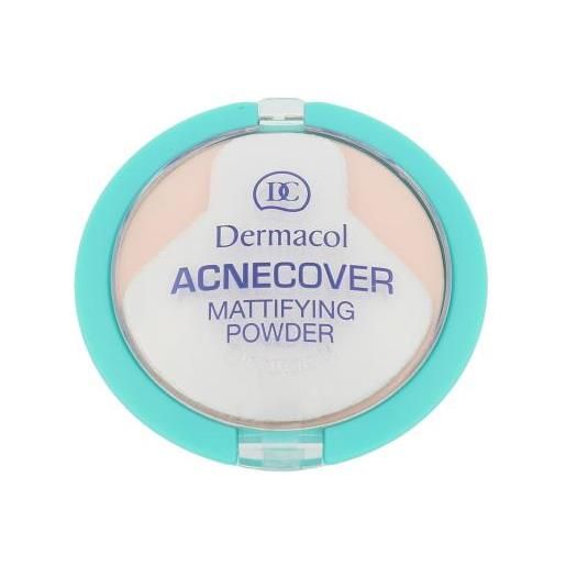 Dermacol acnecover mattifying powder fondotinta per le pelli problematiche con effetto mat 11 g tonalità porcelain