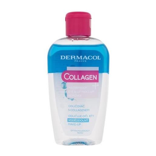 Dermacol collagen+ waterproof eye & lip make-up remover struccante occhi e labbra bifasico 150 ml