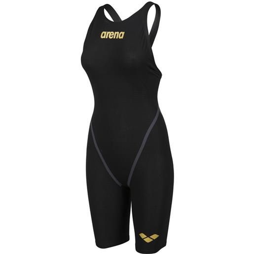 Arena powerskin carbon core open back competition swimsuit nero 28 donna