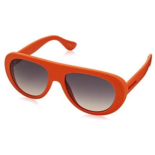 Havaianas rio/m ls qpr 54 occhiali da sole, arancione (orange/gy grey), unisex-adulto