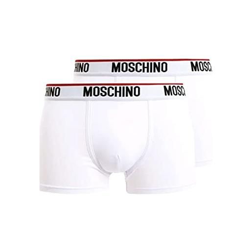 Moschino underwear boxer intimo uomo white xl eu