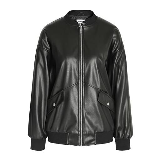 Noisy may nmronja noos-giacca bomber oversize, nero, l donna