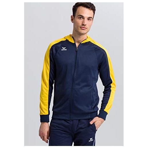Erima 4043523858099 jacket, uomo, new navy/giallo/dark navy, l