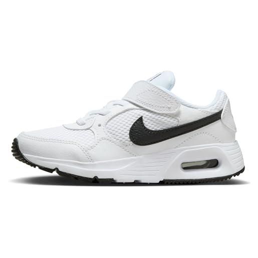 Nike air max sc, little kids' shoe, white/black-white, 28 eu