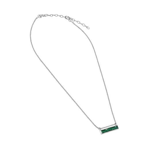 Ellen Kvam Jewelry ellen kvam bar-box necklace green