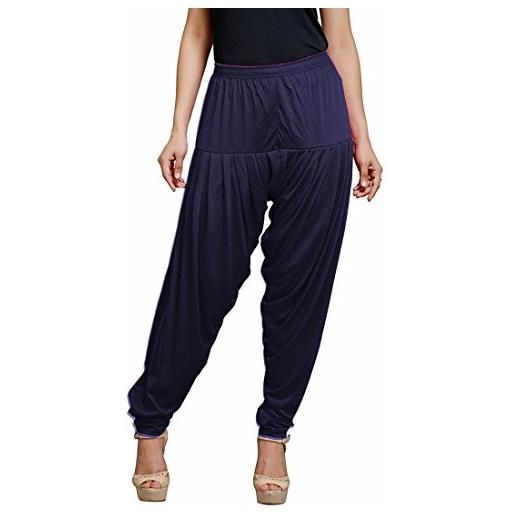 Stylesindia pantaloni da donna in lycra di cotone elasticizzato super elasticizzato taglia 26-36, marina militare, xxl