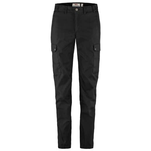 Fjallraven 84775-550 stina trousers w pantaloni sportivi donna black taglia 34/s