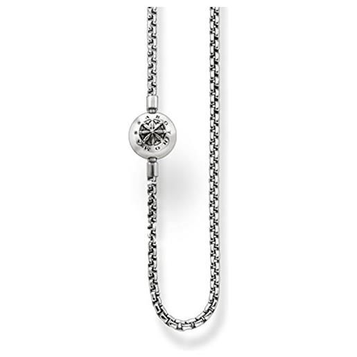 Thomas Sabo karma beads kk0002-001-12-l45 catena da donna a pisello annerito 925 silver 45 cm