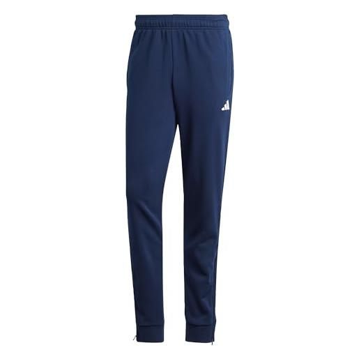 adidas uomo club teamwear graphic tennis pants, collegiate navy, m