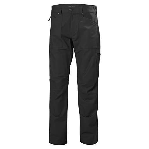Helly Hansen essential - pantaloni da uomo in tela, uomo, pantaloni da uomo, 62952, ebano, xxl