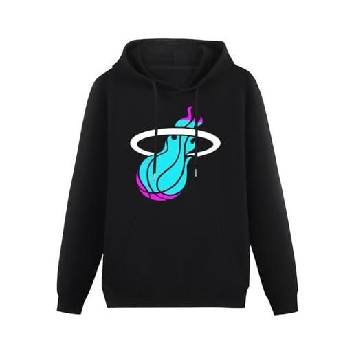bicca pullover warm hoodies miamis vices heat basketbal shirt-men's hoody black m