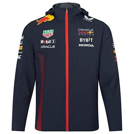 Castore red bull racing giacca impermeabile f1 team formula formula ufficiale 1 - blu - s