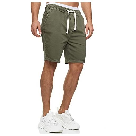Indicode uomini kendari chino shorts | pantaloncini chino in 80% cotone navy xxl