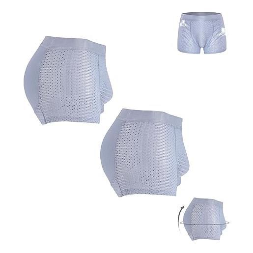 Akayoo mens mesh underwear, man butt enhancing underwear, nylon ice silk breathable men's underwear, men's honeycomb breathable ice silk underwear