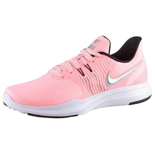 Nike damen fitnessschuh in-season tr 8, scarpe da fitness donna, rosa (pink tint/metallic silver-burg 600), 37.5 eu