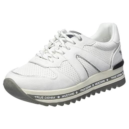 Mustang 1347-306, scarpe da ginnastica donna, bianco, 36 eu