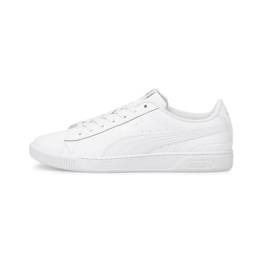 PUMA vikky v3 lthr, scarpe da ginnastica donna, bianco blu ghiacciato, 42.5 eu