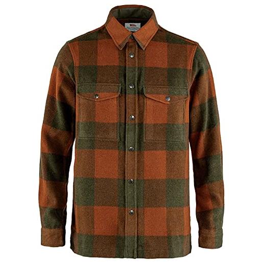 Fjällräven canada shirt m, camicia a manica lunga, uomo, verde (foglia d'autunno/verde alloro), xxl