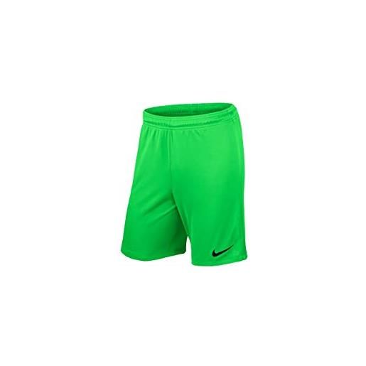 Nike pantaloncini da uomo league knit, 725881-398, verde (green strike/black/398), xl