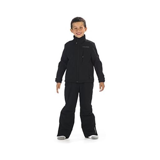 Hyra ortisei, giacca in softshell bambino, nero, 6 anni/116 cm